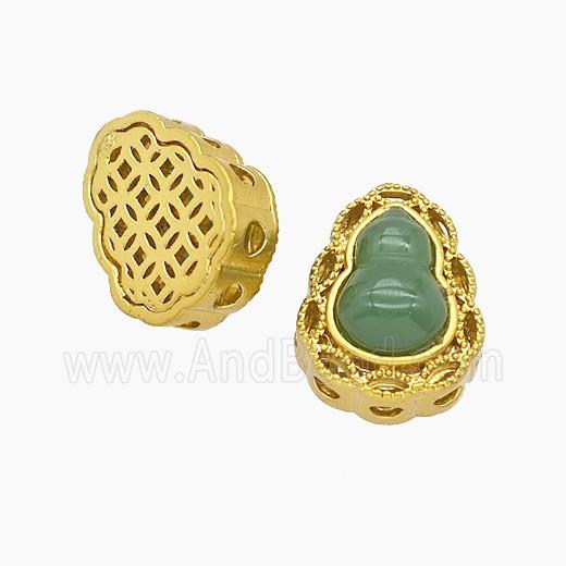 Copper Bead, Gold Plated