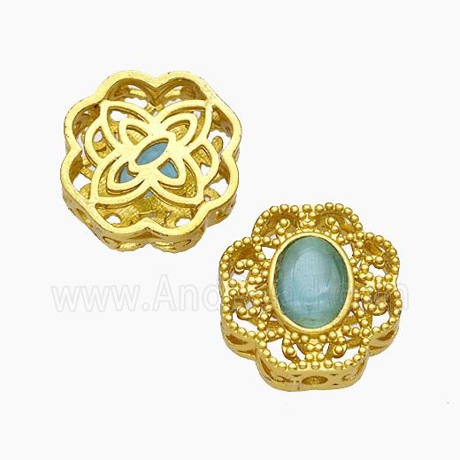 Copper Bead, Gold Plated