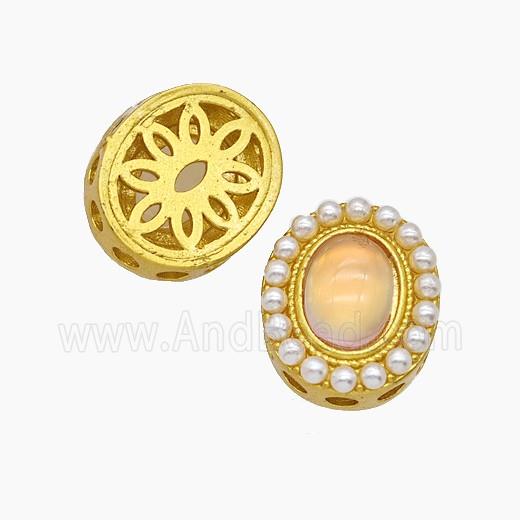 Copper Bead, Gold Plated