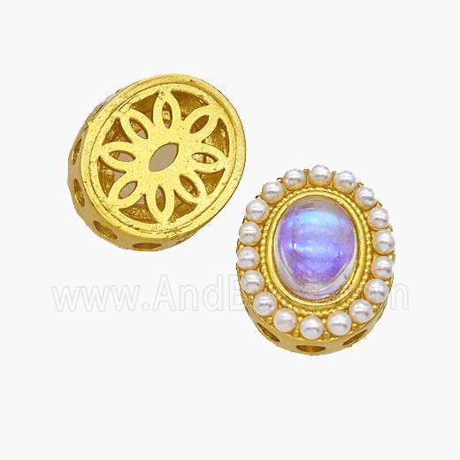Copper Bead, Gold Plated