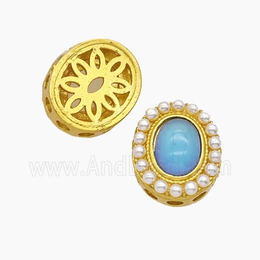 Copper Bead, Gold Plated