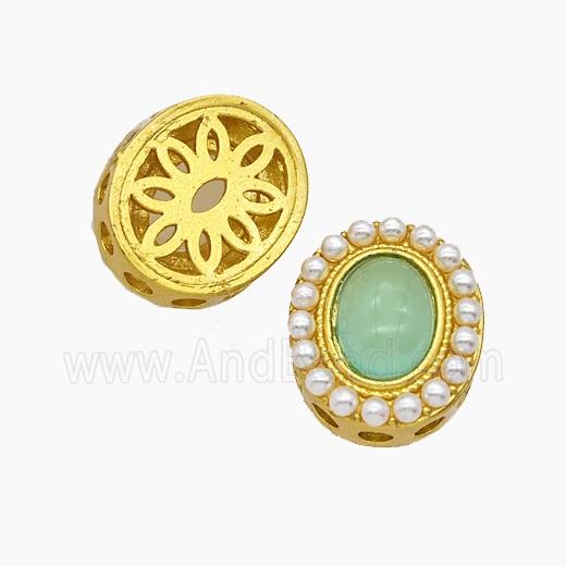 Copper Bead, Gold Plated