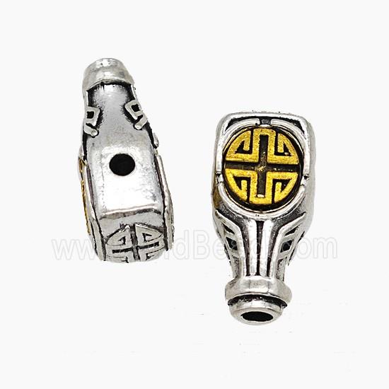 Tibetan Style Copper Guru Beads Antique Silver Gold