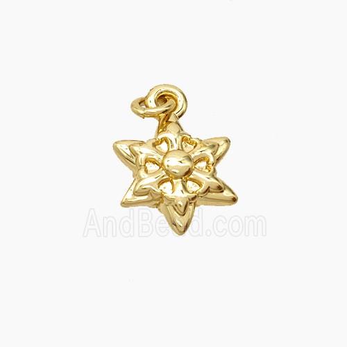 Copper Pendant, Gold Plated