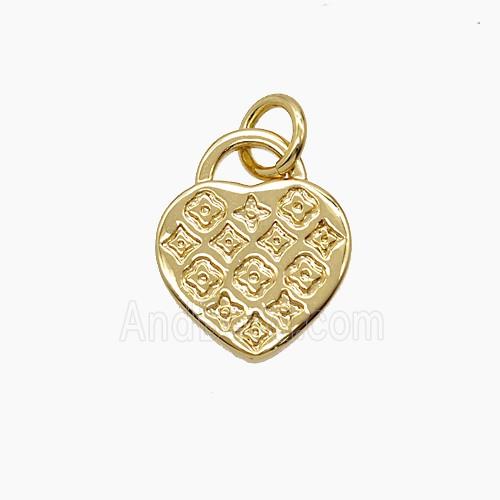 Copper Pendant, Gold Plated