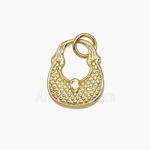 Copper Pendant, Gold Plated