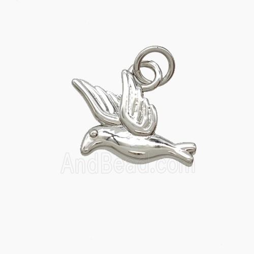 Copper Pendant Pave Zircon, Gold Plated