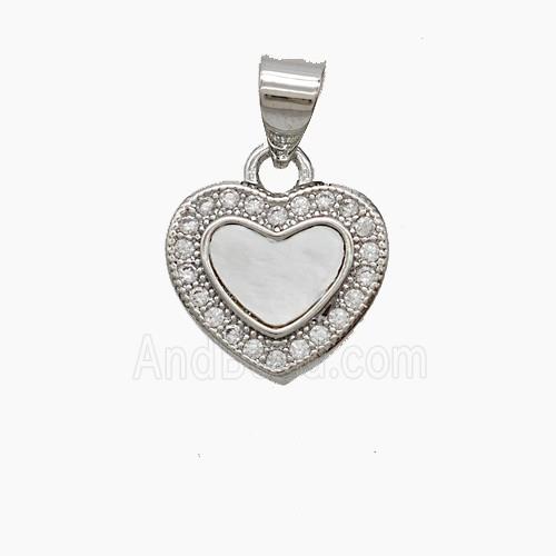 Copper Pendant Pave Zircon, Gold Plated