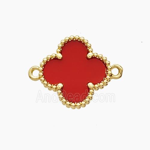 Copper Pendant Pave Zircon, Gold Plated