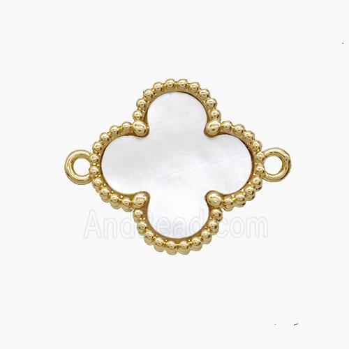Copper Pendant Pave Zircon, Gold Plated