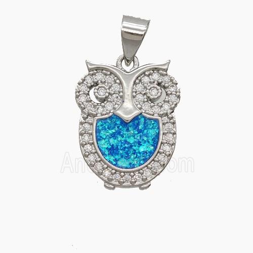 Copper Pendant Pave Zircon, Gold Plated