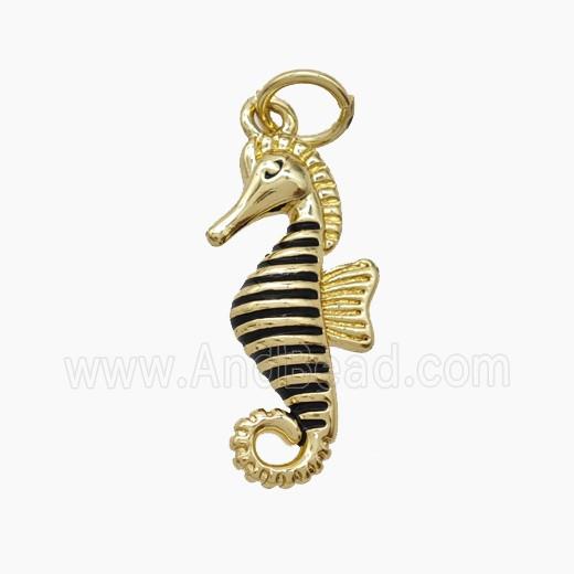 Copper Pendant Pave Zircon, Gold Plated