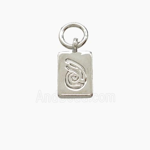Copper Pendant, gold plated