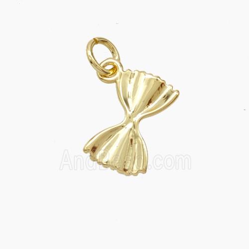 Copper Pendant, gold plated