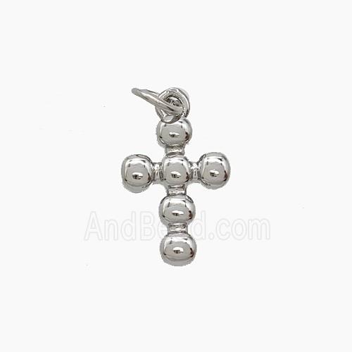 Copper Pendant Pave Zircon, Gold Plated
