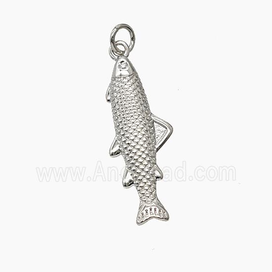 Copper Pendant Pave Zircon, Gold Plated