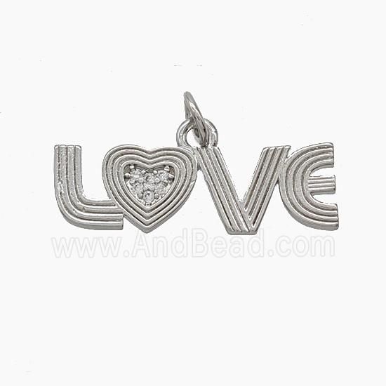Copper Pendant Pave Zircon, Gold Plated