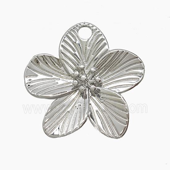 Copper Pendant Pave Zircon, Gold Plated