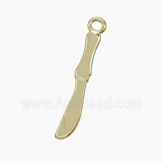 Copper Pendant, Gold Plated