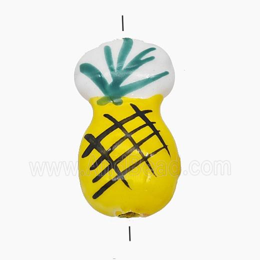 Resin Bead, Gold Plated