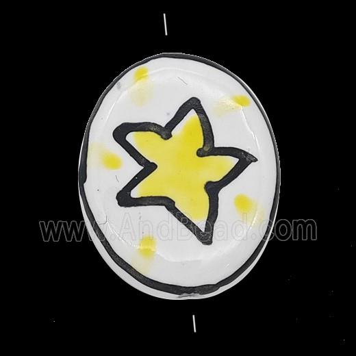 Resin Bead, Gold Plated