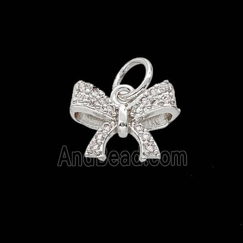 Copper Bead Pave Zircon, Gold Plated