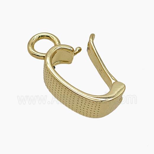 Copper Bail Clasp Gold Plated