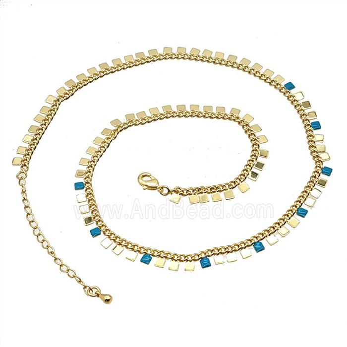 Copper Necklace Chain Gold Plated