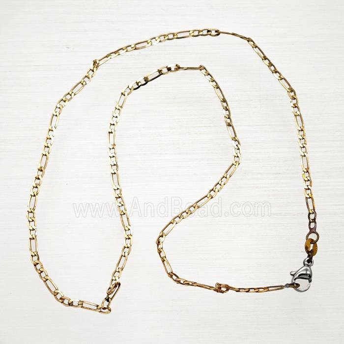 Raw Copper Necklace Chain