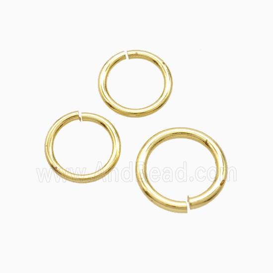 Copper Bead, gold plated