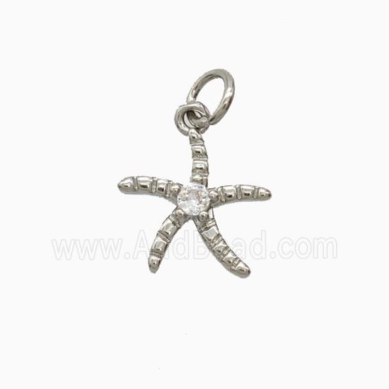 Copper Pendant Pave Zircon, Gold Plated