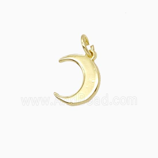 Copper Pendant Pave Zircon, Gold Plated