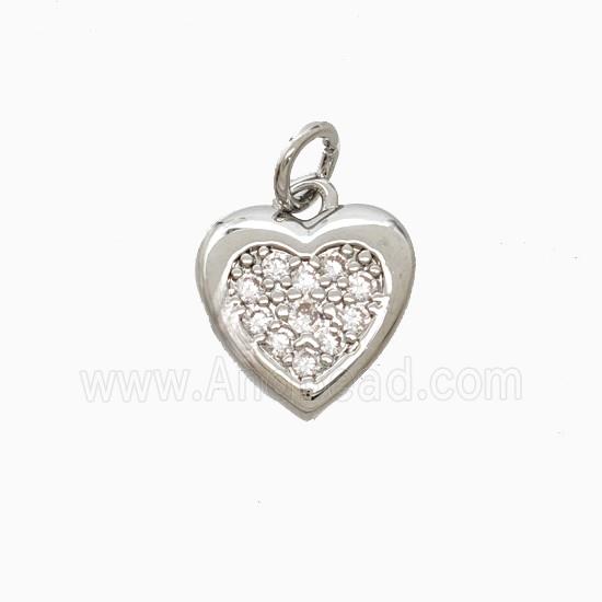 Copper Pendant Pave Zircon, Gold Plated