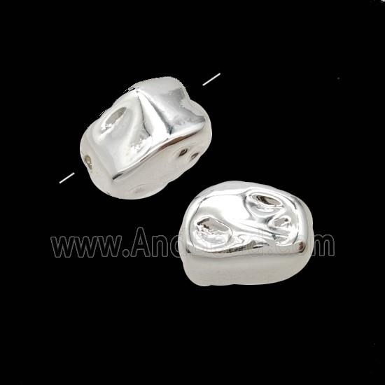 Copper Pendant Pave Zircon, Gold Plated