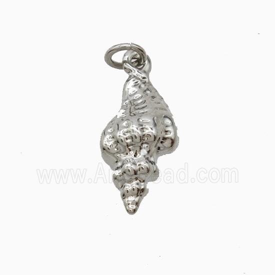 Copper Pendant Pave Zircon, Gold Plated