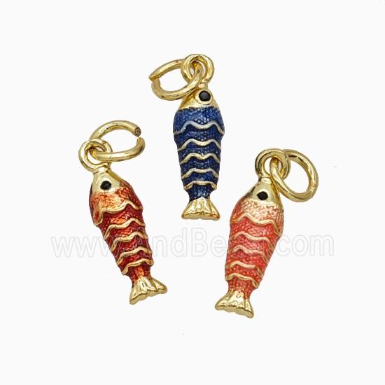 Copper Pendant Pave Zircon, Gold Plated