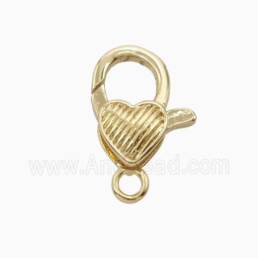 Copper Pendant Pave Zircon, Gold Plated