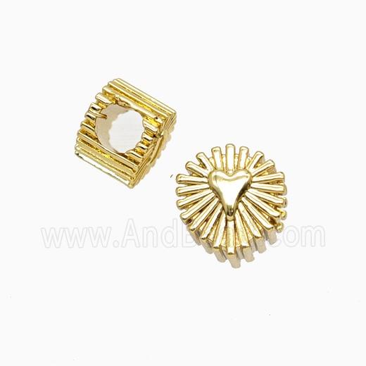 Copper Bead, Platinum Plated