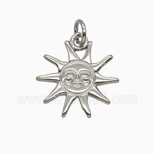 Copper Pendant, Platinum Plated