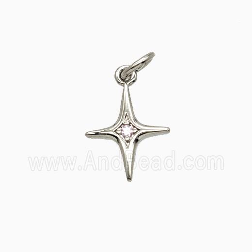 Copper Pendant, Platinum Plated