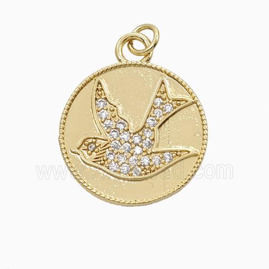 Copper Pendant, Platinum Plated