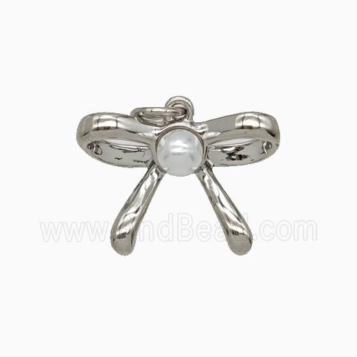 Copper Pendant, Platinum Plated