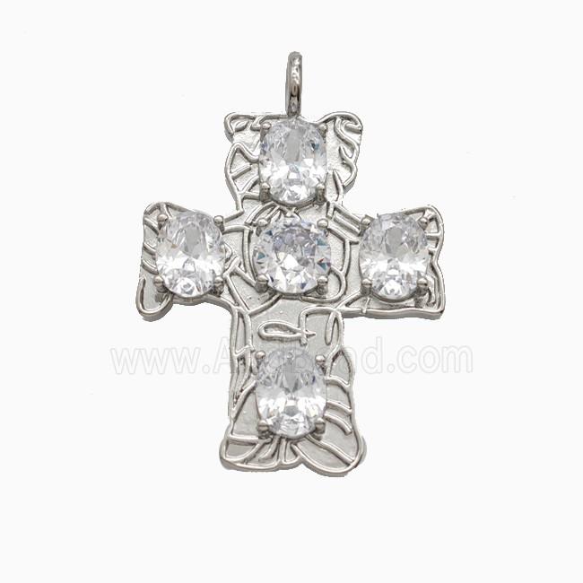 Copper Pendant, Platinum Plated