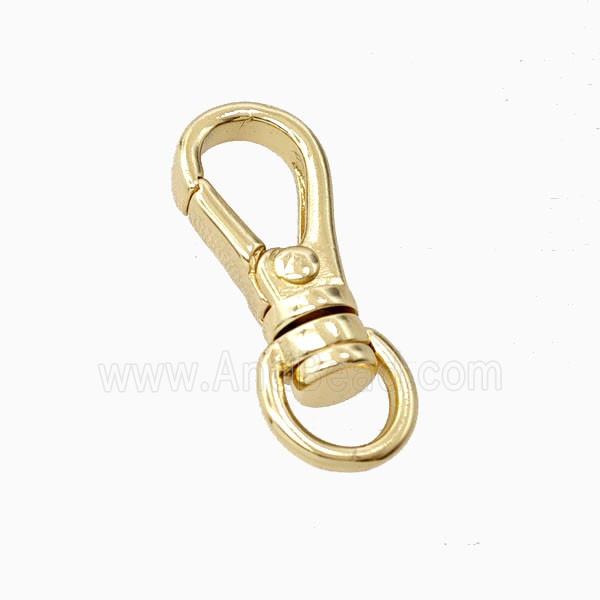 Copper Carabiner Clasp Gold Plated