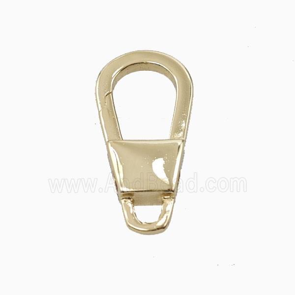 Copper Carabiner Clasp Gold Plated