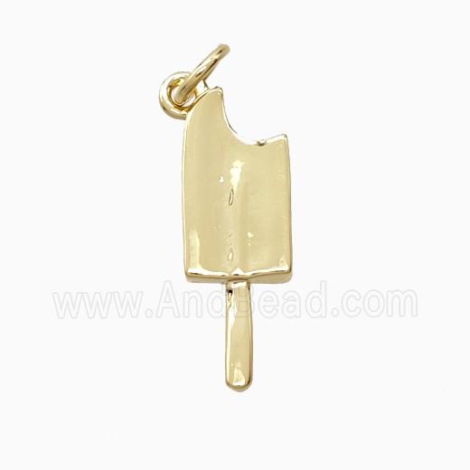 Copper Ice Cream Pendant Gold Plated