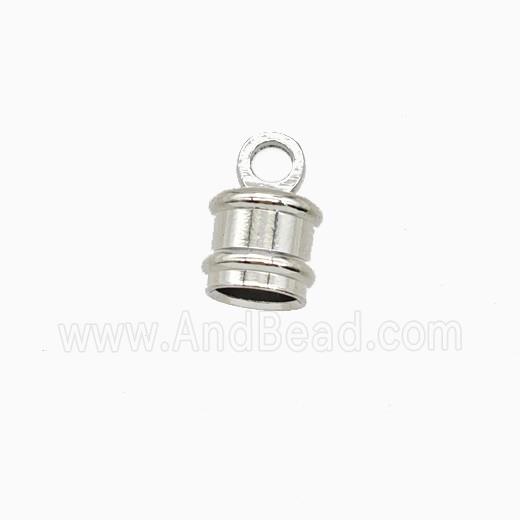 Copper Tassel Bail Platinum Plated