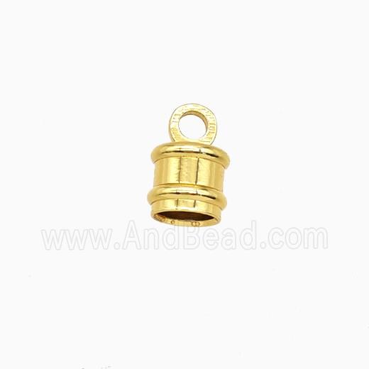 Copper Tassel Bail Gold Plated