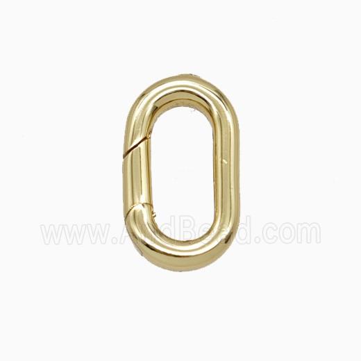 Copper Carabiner Clasp Gold Plated