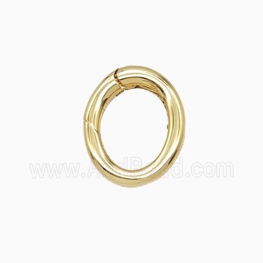 Copper Carabiner Clasp Gold Plated